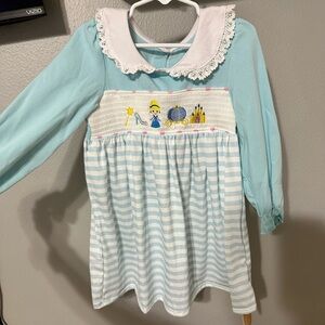 Cinderella’s Castle Smocked Dress